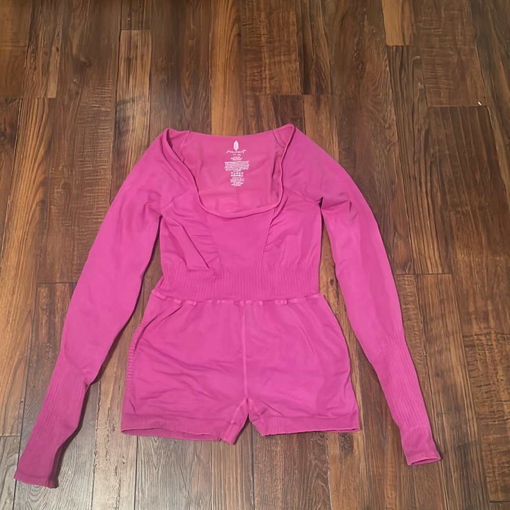 Free People Good Karma Workout Runsie